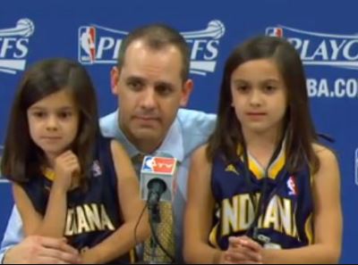 Alexa Vogel with her father Frank Vogel and sibling Arianna Vogel